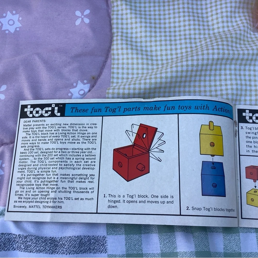 Vintage TOG’L Block Set